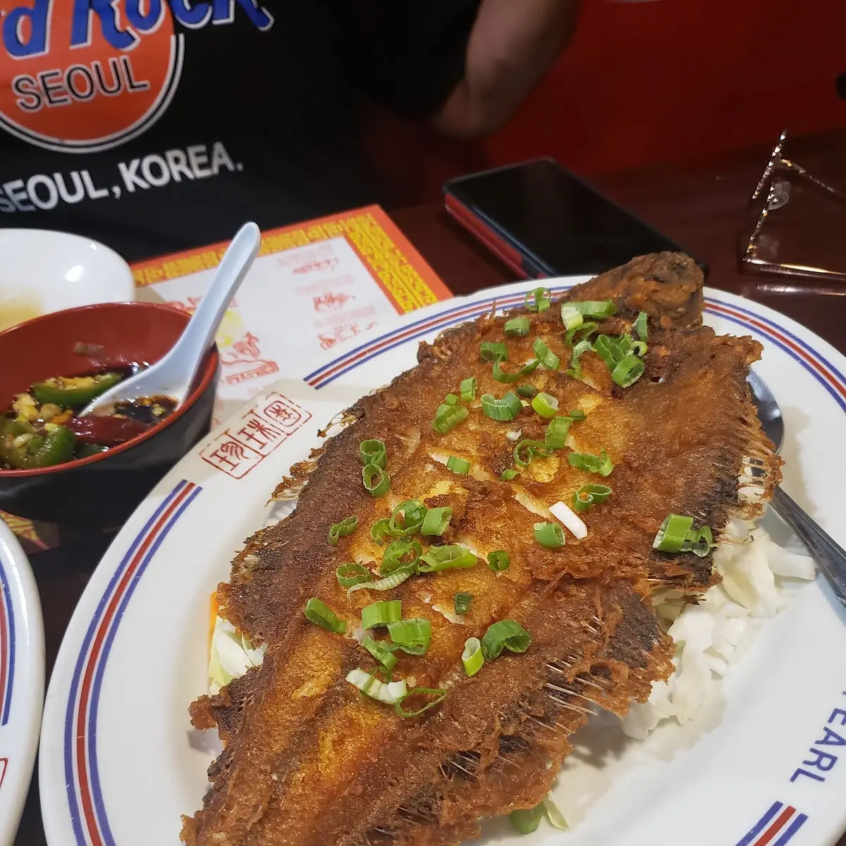 deep fried sole fish 炸全鱼
